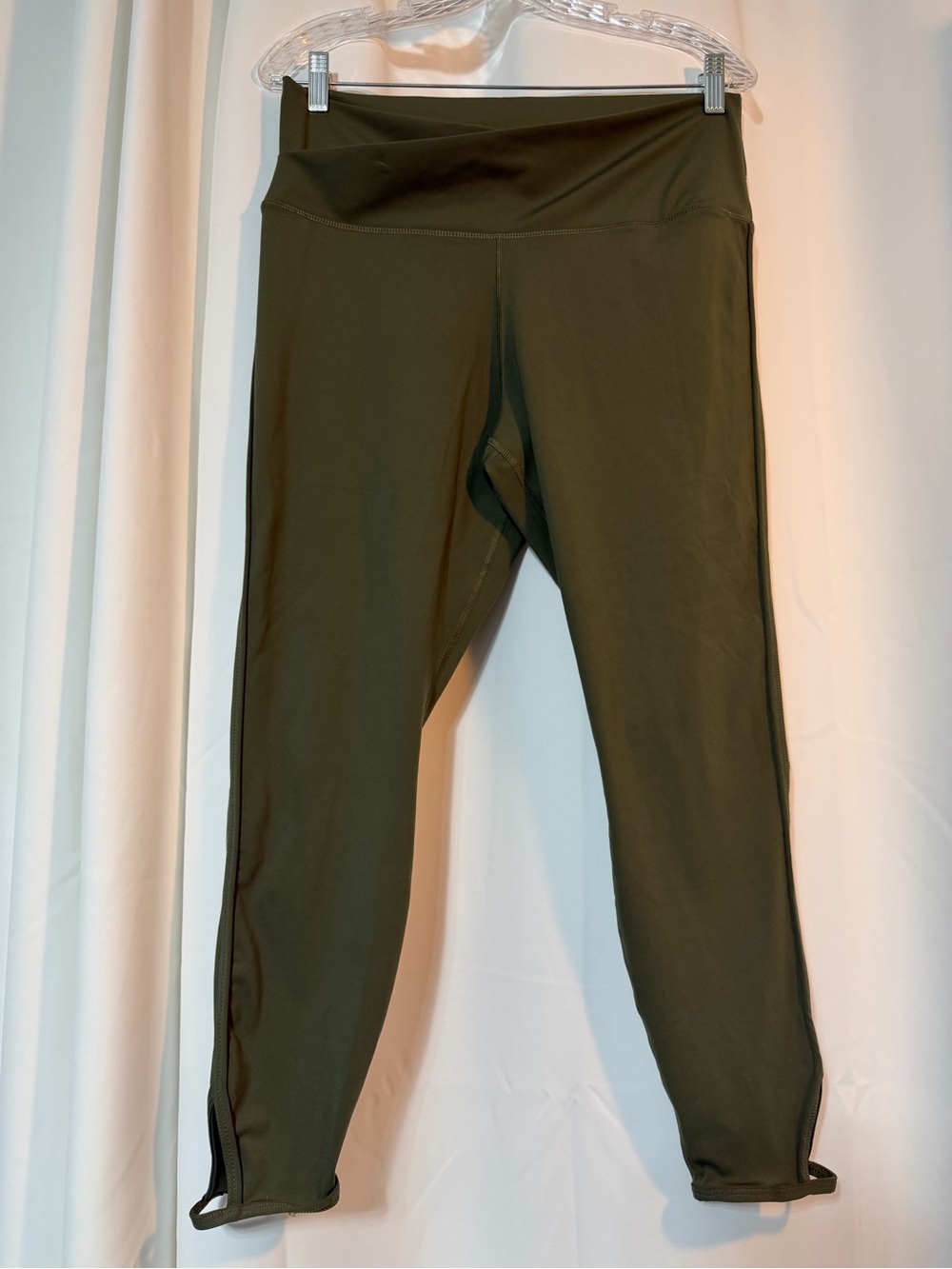 Nike Dry-fit Olive Green Active Leggings SZ XL B10